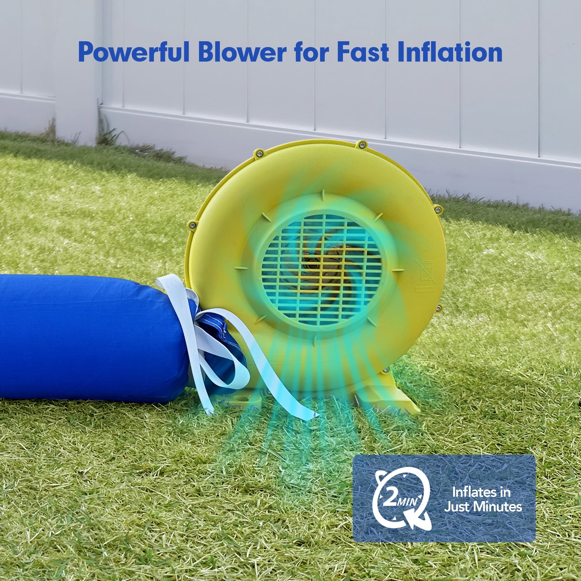 Wellcomer 10FT Inflatable Baseball Batting Sport Game with Blower for Parties & Events