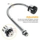 thumbnail image 3 of Faucet Aireador Extensión Flexible Tap Agua Pulverizador Cuenca de acero inoxidable Pasado Pasado Spray Lavado Ducha Cabeza Mejora Yuarrent HA012034-00, 3 of 7