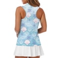 thumbnail image 5 of Whosucclay Seashell and Conch Pattern Sleeveless Golf Shirt for Women, Casual Womens Golf Shirt Durable Elastic Casual Athletic Tank Tops, 5 of 7