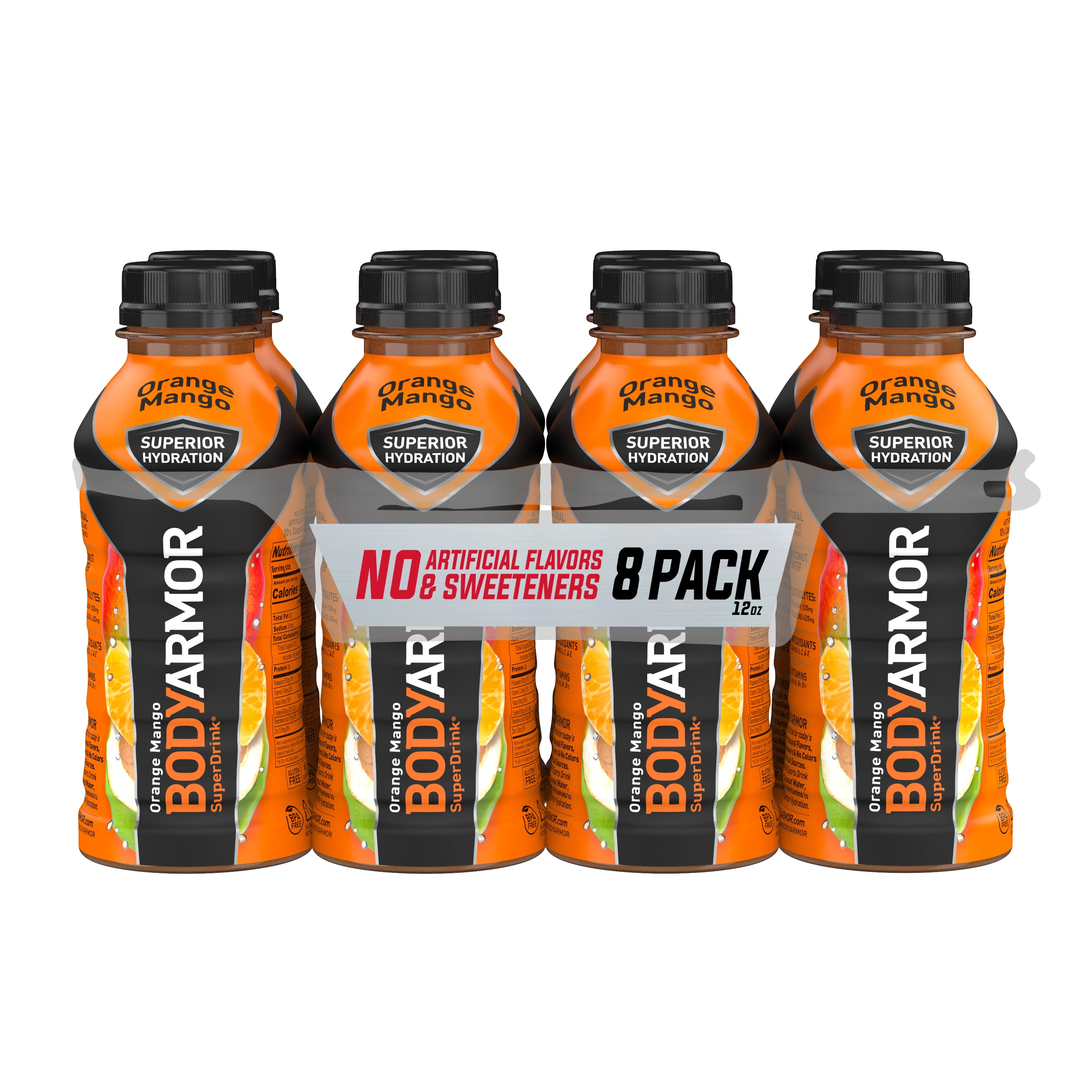 BODYARMOR Sports Drink, Orange Mango, 12 Fl. Oz., 8 count