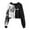 White, variant on Tunics Tops for Women Dressy Winter Comfy Hooded Long Sleeve Bubble Cuff Off the Shoulder Cropped Graphic Leisure Cotton Hoodies Sweatshirts(Black,L)