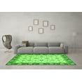 thumbnail image 3 of Ahgly Company Indoor Square Oriental Green Traditional Area Rugs, 8' Square, 3 of 4