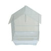YML 1314MWHT House Top Style Small Parakeet Cage