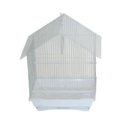 YML 1314MWHT House Top Style Small Parakeet Cage