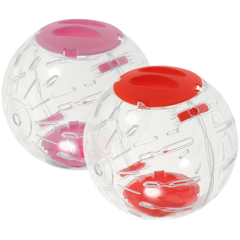 2Pcs Clear Hamster Ball Dwarf Hamsters Exercise Ball Running Ball Hamster Toy