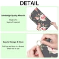 thumbnail image 4 of Microfibre Drying Mat for Kitchen Farmhouse Pink Floral Flowers Green Leaves Dish Drying Drainer Mat Absorbent Pioneer Drying Mat Washing Up for Glass, Plate & Cup 18inch X 24inch, 4 of 5