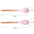 thumbnail image 2 of 2 Pc Kitchen Utensil Set, Easy to Clean Wooden Kitchen Utensils, Cooking Utensils for Nonstick Cookware, 2 of 5