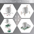 thumbnail image 4 of 52Pi Raspberry Pi 5 Ice Tower Cooler, Aluminum Heatsink with RGB Cooling Fan for Raspberry Pi 5, 4 of 9