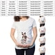 thumbnail image 3 of Camisas Navideñas Para Mujer Elk Muñeco de Nieve Estampado de Dibujos Animados Ropa de Maternidad Top de Manga Corta Embarazo Odeerbi  ODB206732, 3 of 5