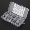 thumbnail image 4 of Nuts And , 170Pcs Stainless Steel Screws And Nuts M5 M6 Socket Head  Screws Hardware Assortment Set Kit With Storage Box, 4 of 8