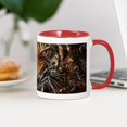 thumbnail image 3 of CafePress - Angry Tiger Breaking Through Glass Mugs - 11 oz Ceramic Mug - Novelty Coffee Tea Cup, 3 of 4