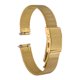 thumbnail image 1 of Correa de reloj de malla de acero inoxidable Uxcell de 12 mm, correa de metal de liberación rápida, reemplazo ajustable para hombres y mujeres, tono dorado, 1 of 7