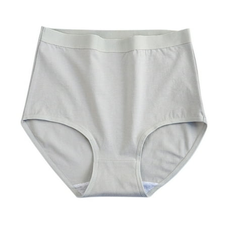 DQRPSEETB Women s High Waisted Cotton Underwear Stretch Briefs Soft Full Coverage Panties Plus Size Underwear for Pregnant Woman