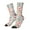 White, variant on Passport Stamp Crew Socks for Men & Women, Breathable Casual Athletic Ankle Socks