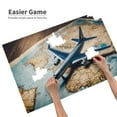 thumbnail image 3 of Sikiie Airplane World Map Adventure Puzzle, Jigsaw Puzzles, Jigsaw Puzzles 1000 Pieces, Custom Jigsaw Puzzle for Adults (29.5×19.7in, Horizontal), 3 of 9