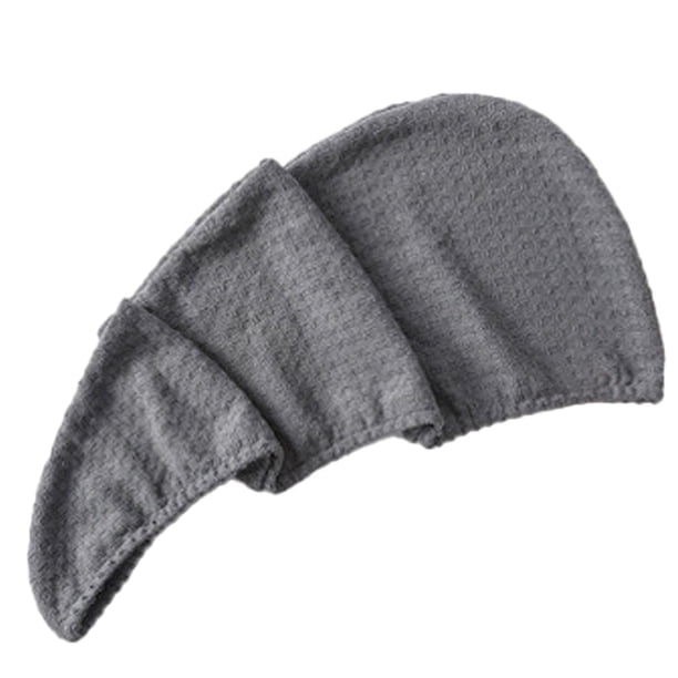Toalla de microfibra para el cabello, toalla de microfibra para el cabello, turbante absorbente y de secado rápido para mujeres