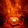 thumbnail image 6 of Water Ripple Lamp,Usb Rotating Night Light Romantic Atmosphere Light Projector for Photography,Vlog,Party,Bedroom,Living Room Gifts for Kids,Mother,16 Color Model Night Light APP Control, 6 of 9