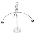 thumbnail image 1 of Swinging Balls, Educational Desk Decompressive Toy Durable Exquisite Craft Balancing Toy Stainless Steel  For Teens For Child 011 Double Man Model, 1 of 8