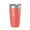 Coral, variant on Lake Coeur d'Alene Map Tumbler Travel Mug Insulated Laser Engraved Coffee Cup Idaho 20 oz Red