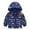 Blue, variant on ATOGUTA Baby Girls' Outerwear Jackets & Coats Hooded Cute Printed Jacket Windbreaker Outerwear Blue, Size 12M-5T