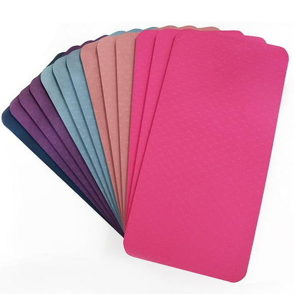 TPE Non-Slip Yoga Mat Lightweight Training Mat for Gymnastics and Exercises