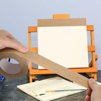 WHAMVOX 2 Rolls Watercolor Tape for Paper and Picture Frame Backing Khaki 3.54X3.54X1.38in