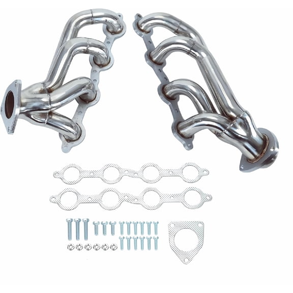 Exhaust Headers for 2002-2016 Chevy Silverado 1500 2500HD 3500HD | 4.8L 5.3L