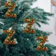 thumbnail image 3 of Adornos navideños de acrílico con 26 letras y gorro de Papá Noel | Adornos colgantes 2D para árbol, manualidades y decoración navideña | Adornos para árbol, chimenea, puerta y ventana, 3 of 5