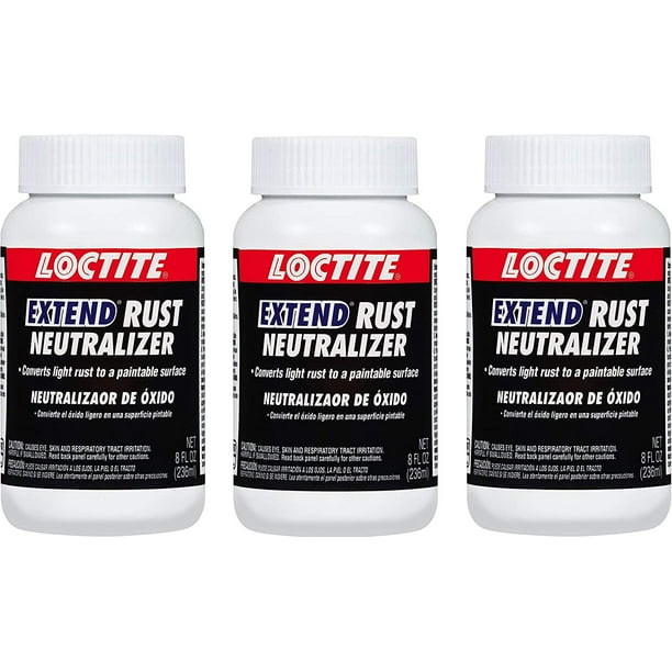 Loctite 8Ounce Extend Rust Neutralizer, 1381192 hree Pck