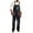 Black, variant on Men's Denim Overalls Relaxed Fit, Adjustable Strap Bib Overall Jumpsuit, Relaxed Fit Workwear with Tool Pockets, Vintage Carpenter Style Dungarees, Casual Utility One-Piece