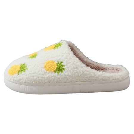 

Jungdeepe Couple Winter Small Fresh Fruit Women Slide on Slippers Glass Slippers for Women Wearable Indoor Slippers Women Washable Slippers for Women Size 12 Wide Women Indoor Slippers Open Toe