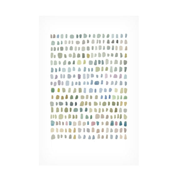 Trademark Fine Art Louise van Terheijden Pebbles Canvas Wall Art