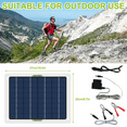 thumbnail image 5 of Portable Solar Panels, Kepeak 40W/18V Mini Solar Panel with USB Ports & DC Output, 5 of 11