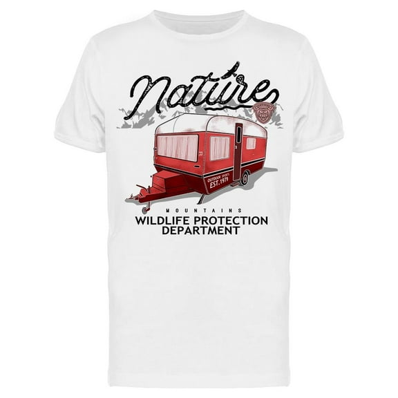 Nature Camping T-Shirt Men -Image by Shutterstock, Male XX-Large