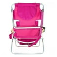 thumbnail image 5 of Ostrich Deluxe 3in1 Padded Sports Chair & Chaise Beach Lounger, Pink, 5 of 12