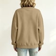 thumbnail image 4 of Sweatshirt For Women Crewneck Pullover Sweatshirts No Hood Long Sleeve Tops Casual Comfy Fall Clothes, 4 of 7