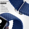 thumbnail image 3 of Bandas elásticas de nailon Solo Loop compatibles con Apple Watch Band 41 mm 40 mm 38 mm para mujeres y hombres, pulseras deportivas con correa trenzada elástica ajustable para Iw, 3 of 5