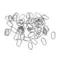 thumbnail image 1 of jinwen 50pcs Stainless Steel Oval Split Rings Fishing Tackle Lure Connectors 2# 2, 1 of 6