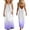 Purple, variant on DAETIROS Girls Purple Ombre Cotton Maxi Dress Sleeveless Cami Long Flowy Summer Sundress Bohemian Beach Vacation Open Back,Size 9 T