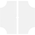 thumbnail image 4 of 24"OD x 1"ID x 8"C x 1"P Haus Architectural Grade PVC Contemporary Ceiling Medallion, Two Piece, 4 of 11