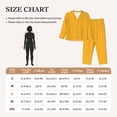 thumbnail image 4 of Pofeuu Corn Kernels Print Womens Pajamas Set Long Sleeve Sleepwear Button Down Nightwear Soft Pj Lounge Sets Button Down Pajamas Women-XX-Large, 4 of 7