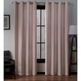 thumbnail image 1 of Exclusive Home Curtains Loha Linen Grommet Top Curtain Panel Pair, 54x108, Blush, 1 of 5