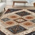 thumbnail image 5 of Superior Poway Geometric Indoor Area Rug, 4' x 6', White-Blue, 5 of 5