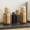 Bilateral Frame, variant on QAZbgdl Coffee Cup and Lid Holder Stand | Wooden Paper Cup Organizer with Straw Storage | Countertop Coffee Bar Accessory for Kitchen, Office, Restaurant, Home | 1 Pack, Metal Base
