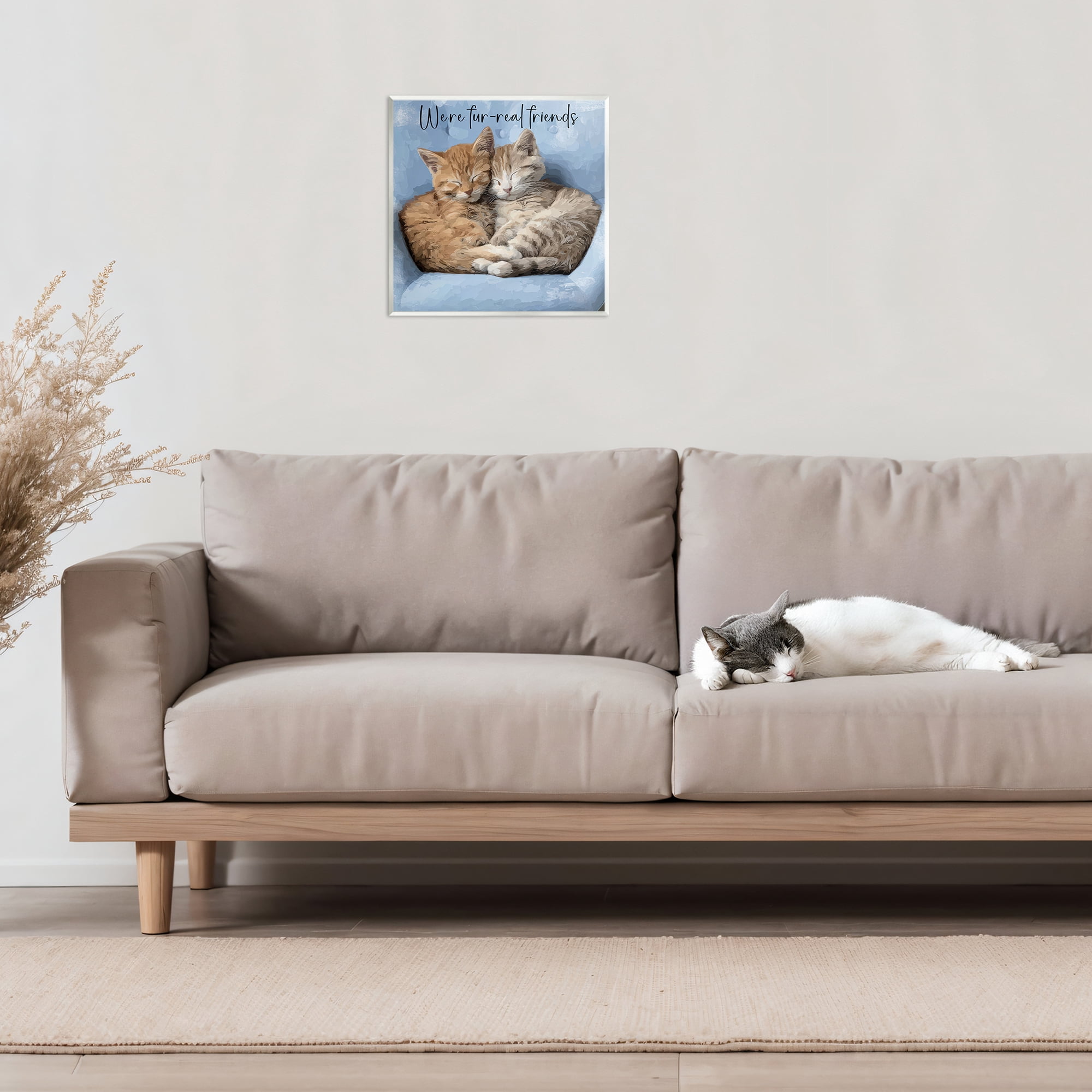Stupell Industries We're Fur-Real Friends Wall Plaque Art, design by Kim Curinga