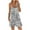 Black jumpsuits for womens, variant on Usmixi Jumpsuits for Women Dressy Casual Loose Wide Leg Spaghetti Strap Short Jumpsuits Overalls with Pocket Summer V-Neck Sleeveless Tie-Dye Print Mini Formal Rompers Black m