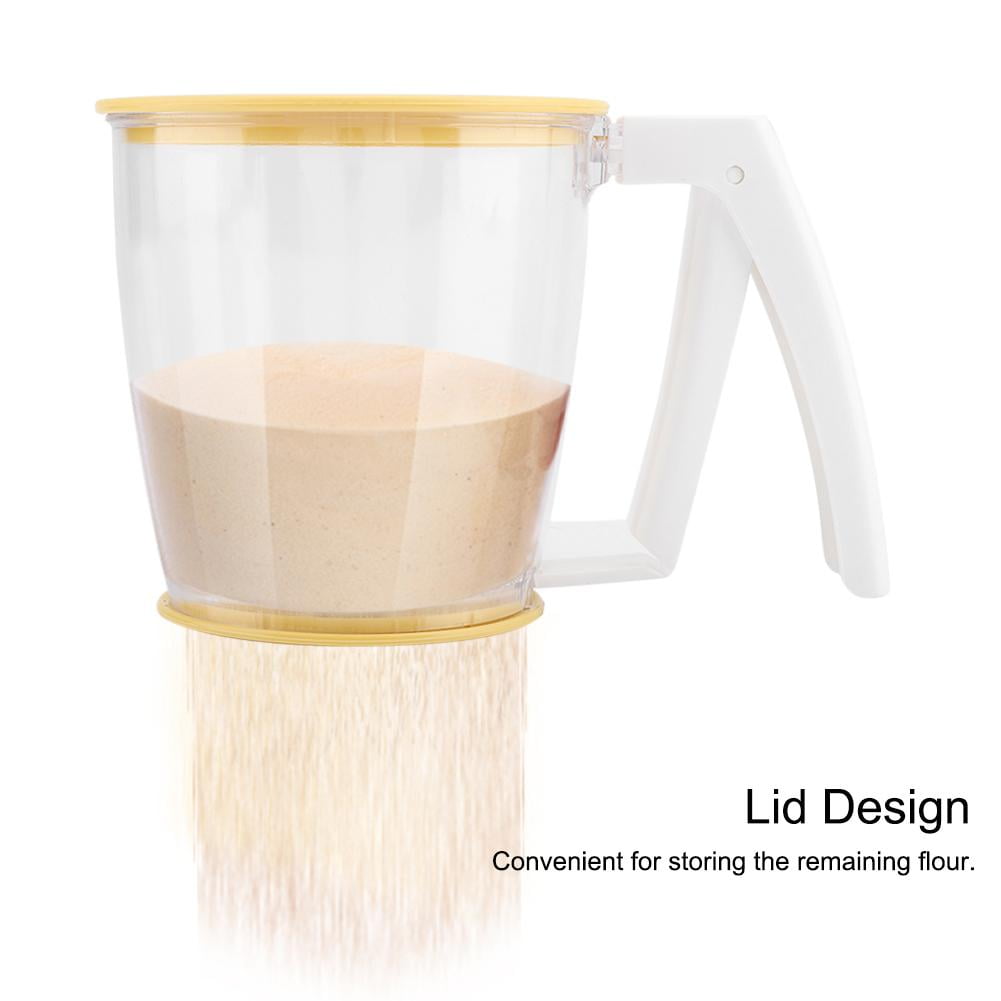OTVIAP Handheld Cup Flour Sifter Strainer Powder Mesh Sieve Baking