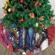 thumbnail image 3 of Falda para árbol de Navidad de Harley Quinn, suave y divertida, decoración navideña navideña de granja de 30", 3 of 4
