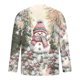 thumbnail image 5 of Blusas y camisas de manga larga con cuello redondo para hombre, estilo casual, cuello redondo, manga larga, camiseta con estampado navideño, blusa de poliéster para hombre., 5 of 5