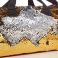 thumbnail image 5 of Reversible Sequin Dance Duffle Bag (16" Gold/Silver), 5 of 7